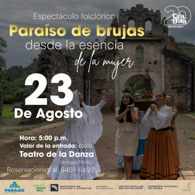 Paraíso distfrutará de un tributo folclórico a la fuerza femenina 