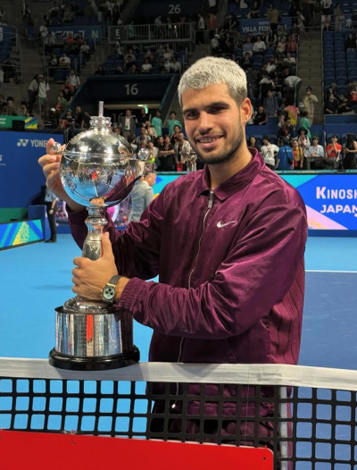Carlos Alcaraz se proclama campeón en Tokio