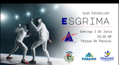 Parque de Paraíso será escenario de una jornada de esgrima abierta al...