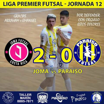 Paraíso Futsal despide a dos de sus figuras en juego de la Liga Coopecaja