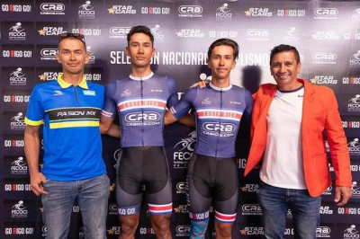 Hijos de leyendas del ciclismo costarricense debutaron en la Vuelta a C...