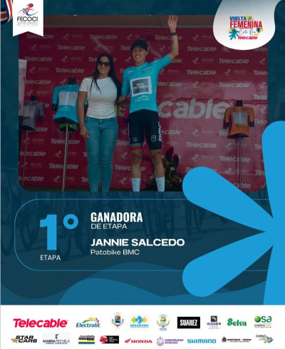 Milena Salcedo es la ganadora de la primera etapa de la Vuelta Femenina