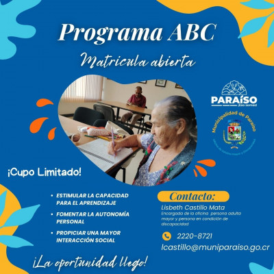 Adultos mayores podrán alfabetizarse gracias a taller