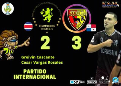 Desamparados Borussia tuvo un amistoso internacional de fútbol sala 
