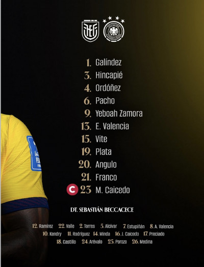Ecuador se juega la vida ante Alemania: estas son sus opciones para ava...