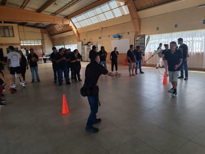 El Guarco realiza actividades de *malabarismo inclusivo*